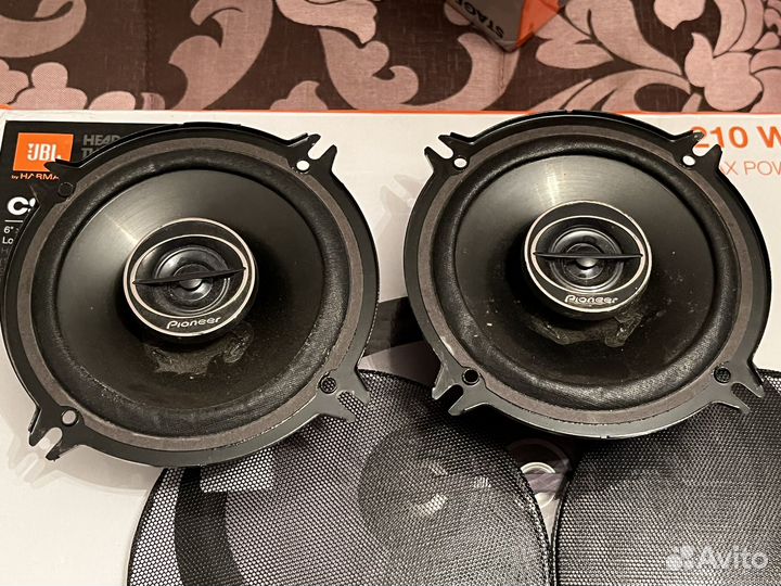 Колонки автомобильные mac и pioneer