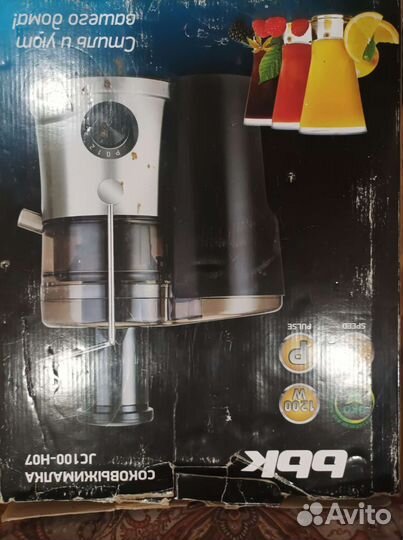 Соковыжималка BBK Характеристики на фотографии