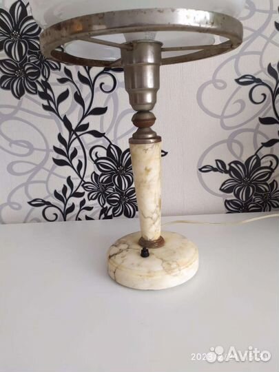 Настольная лампа СССР мрамор