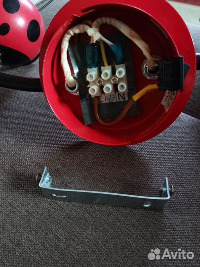 Светильник в детскую божая коровка