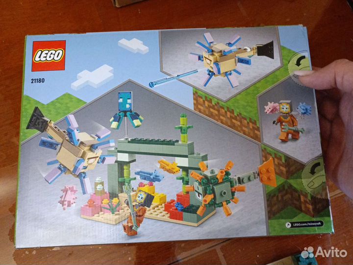 Lego minecraft 21180 Битва со стражем