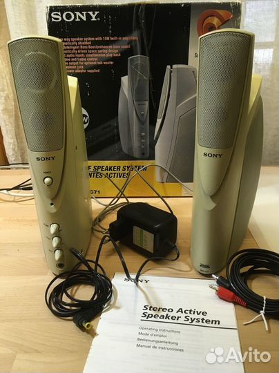 Активные колонки Sony SRS-PC71 для компьютера