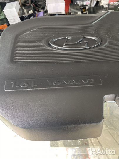 Крышка двигателя vesta 1.6 экран