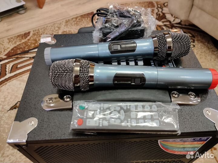 Портативная колонка Караоке Bluetooth Aiwa