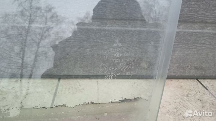 Стекло двери задней mitsubishi lancer 9