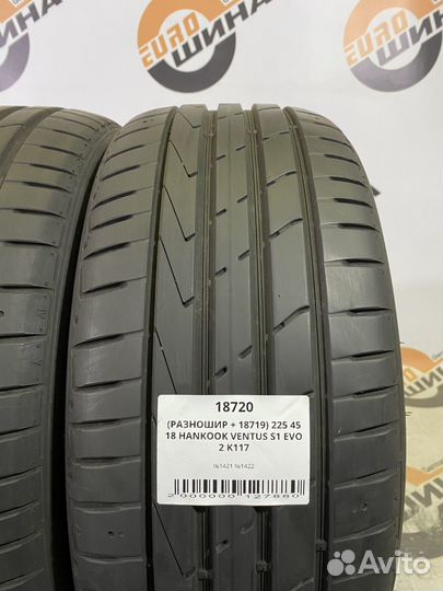 Hankook Ventus S1 Evo 2 K117 225/45 R18 и 245/40 R18