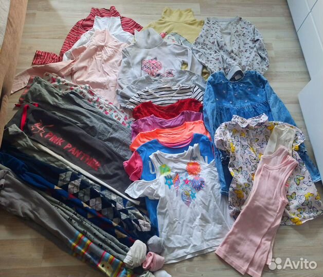 Пакет вещей на девочку 6-8лет