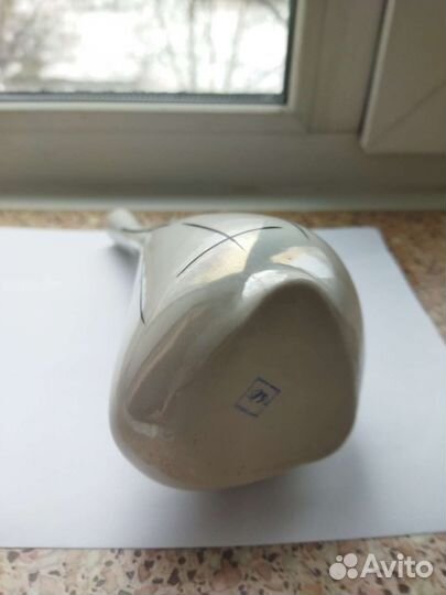 Графин штоф СССР Артель Прогресс Гусь Фарфор