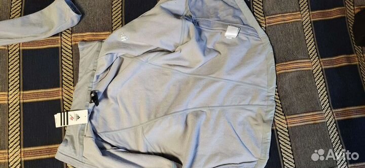 Разминочные куртка р.42-44 adidas флис лыжная