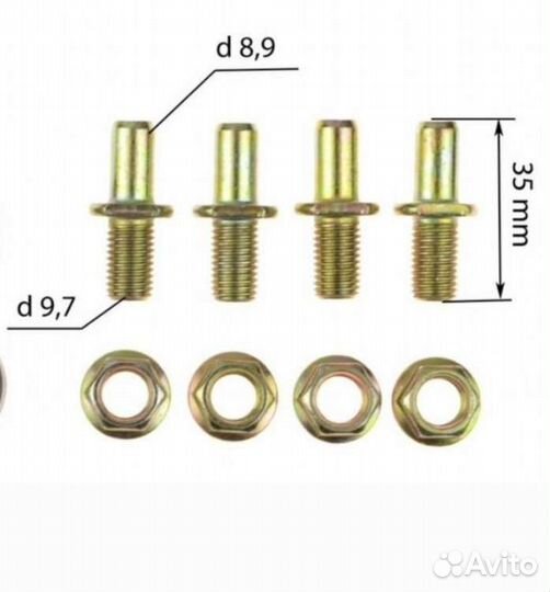 Болты (шпильки) задней звезды Racer Panther