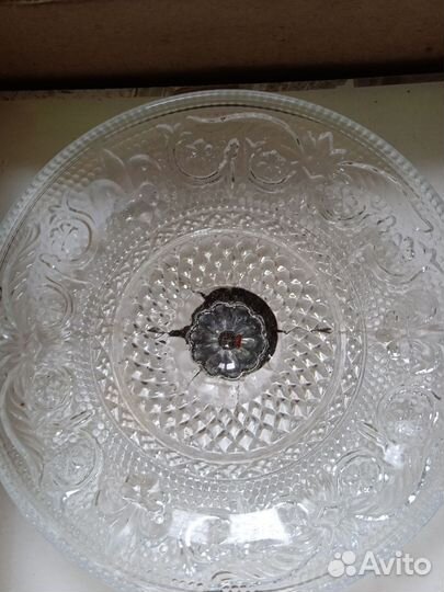 Конфетница с крышкой СССР