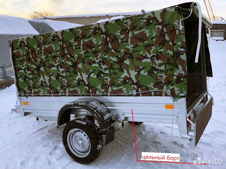 Прицеп легковой сст 2,5х1,3 с тентом