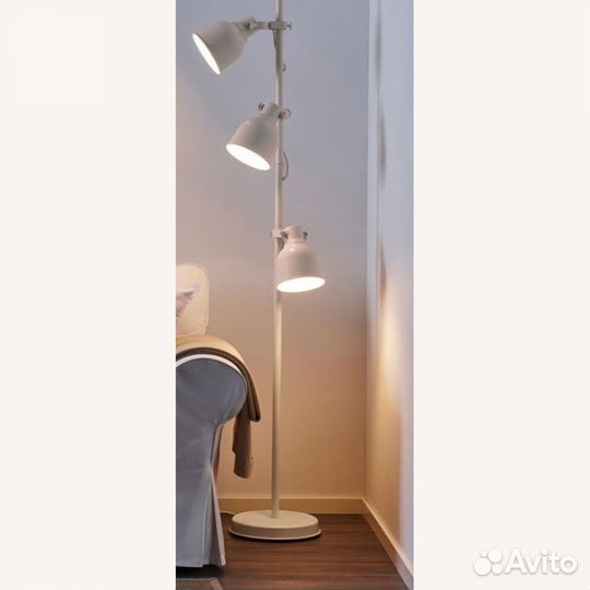 IKEA Hektar напольный светильник 3 лампы (торшер)