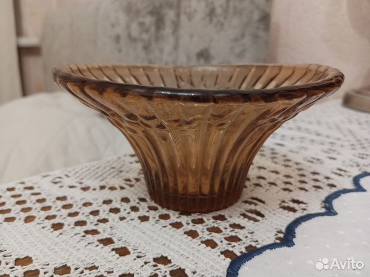 Вазы СССР карамельное стекло