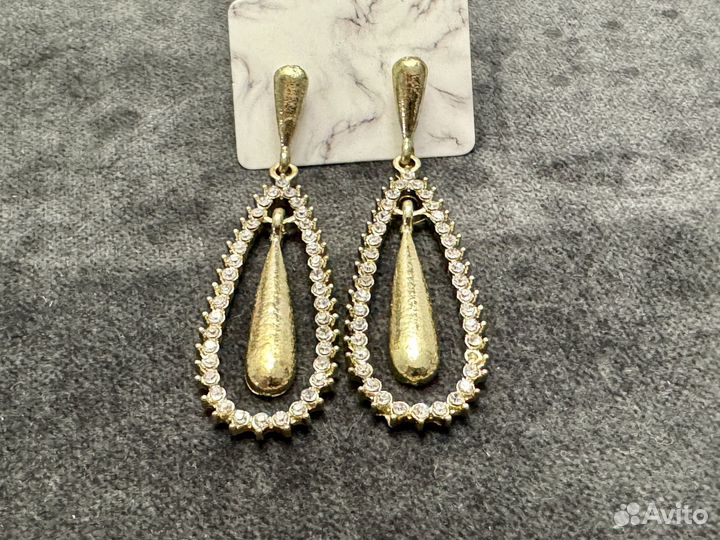 Серьги гвоздики бижутерия