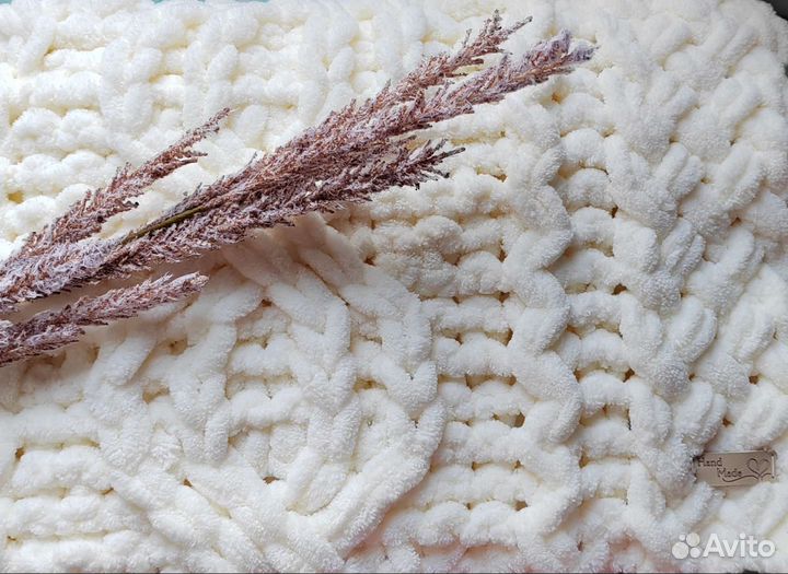 Вязанный плед детский