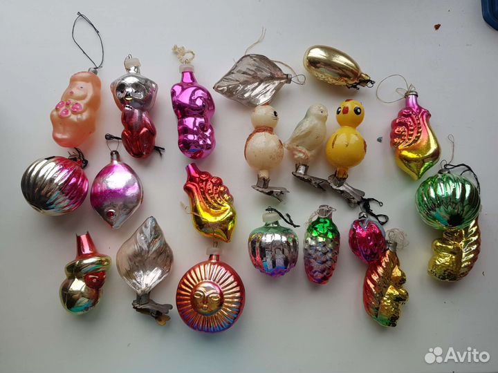 Елочные игрушки СССР