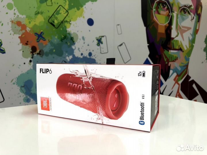 Портативная Колонка JBL Flip 6 Оригинал Гарантия