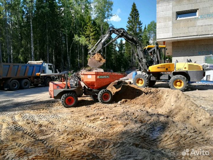 Аренда экскаватора, экскаватора погрузчика