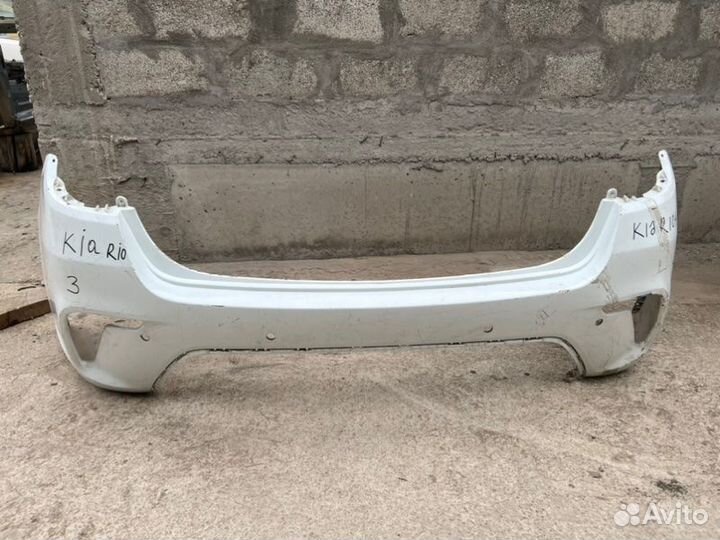 Бампер задний Kia Rio 4 2017-2020