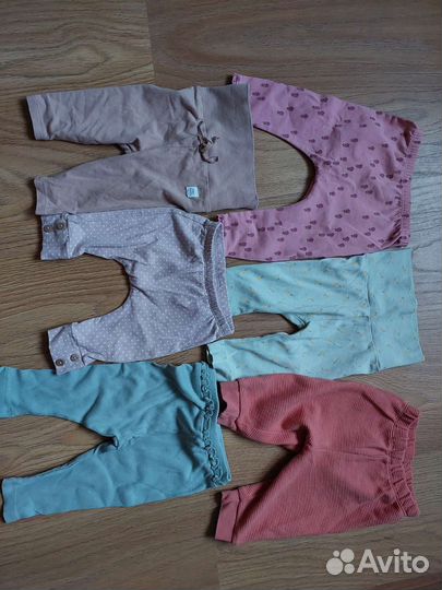 Вещи на девочку от 0 до 9 Reserved,H&M пакетом