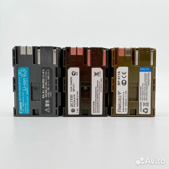 Аккумуляторы б/у для Canon/ Nikon и тд