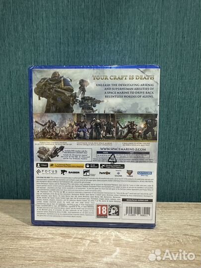 Диск PS5 Warhammer II Space Marine Новый