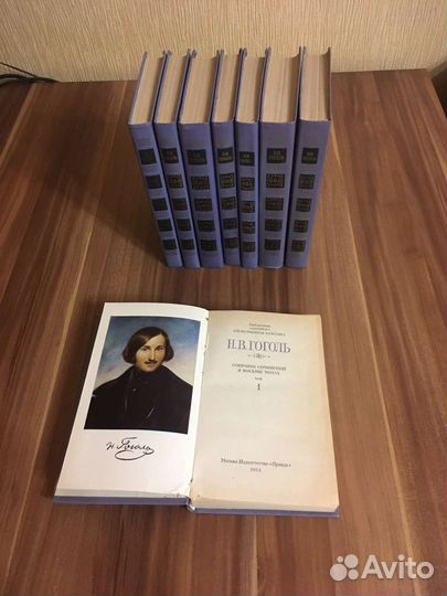 Книги Собрание сочинений Пушкина, Гоголя, Чехова