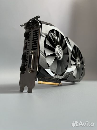 Видеокарта RX580 на 8gb asus arez-dual