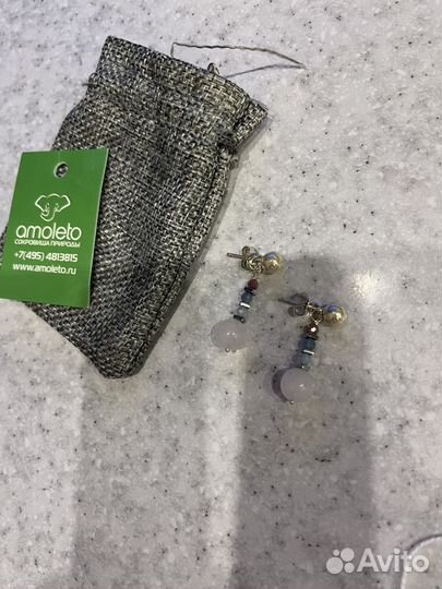 Серебряные серьги Amoleto 925