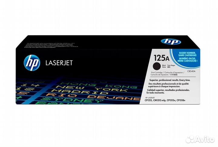 Тонер-картридж HP CB540A Black к CLJ CP1215/CP1515