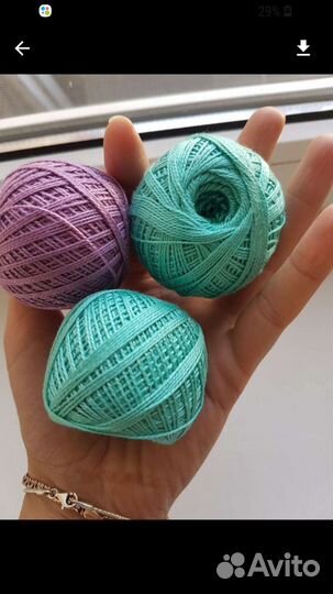 Нитки СССР,для вязания крючком