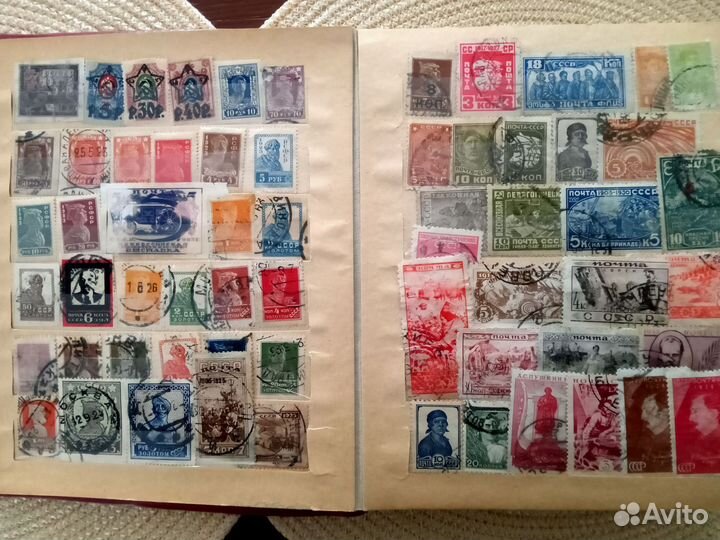 Альбом с марками царская Россия, СССР