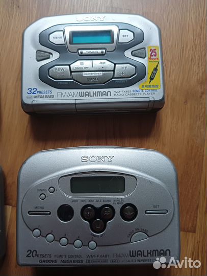 Sony walkman кассетные плеера