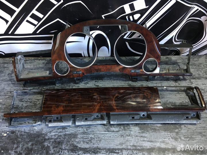 Накладки дерево передней панели торпеды Audi A8 D3