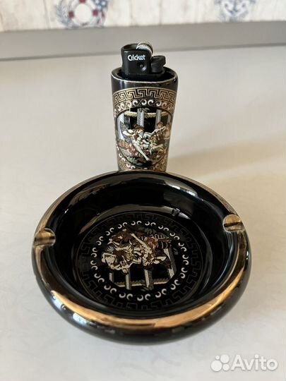 Пепельница и подставка для зажигалки