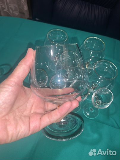 Набор бокалов Богемия СССР