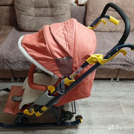 Детские санки коляска