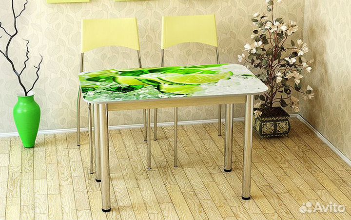 Стол обеденный (белый глянец), наличие