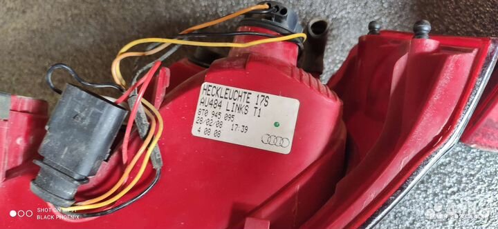 Задние фонари Audi A5 дорест