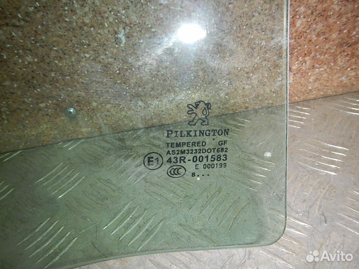 Стекло двери задней правой, Peugeot (Пежо) -207 (0