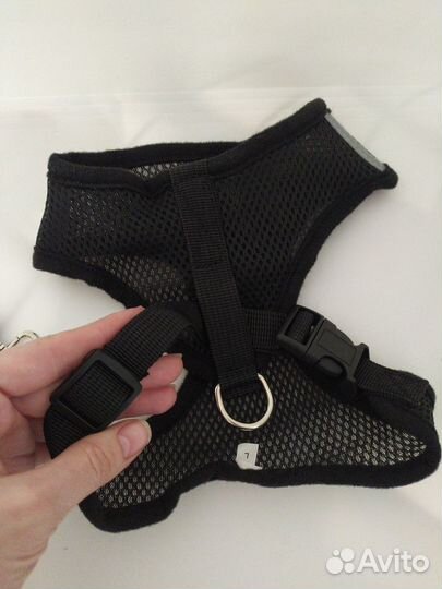 Комплект шлейка+поводок для кошек и собак