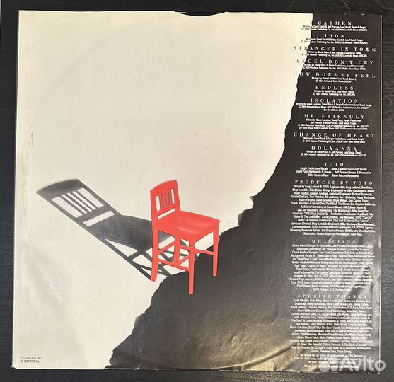 Toto – Isolation (Голландия 1984г.)