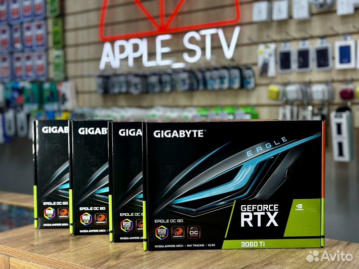 Видеокарта Gigabyte RTX 3060 Ti eagle OC 8G