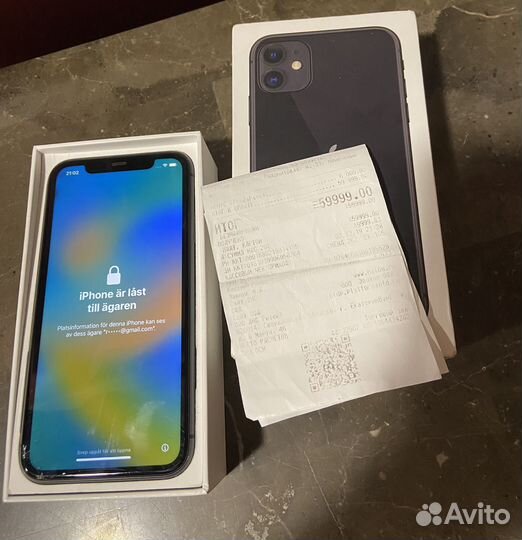 Телефон iPhone 11 на айклауде