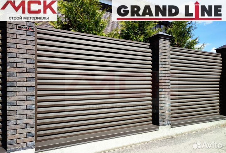 Забор жалюзи Grand Line / Гранд Лайн