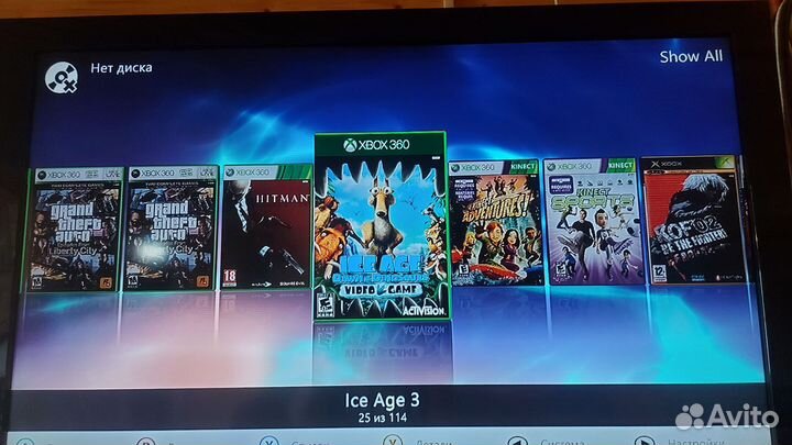 Xbox 360 freeboot+110 игр