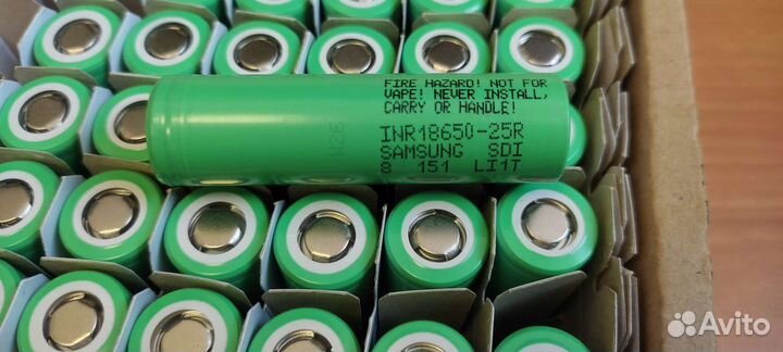 Аккумуляторы 18650 высокотоковые