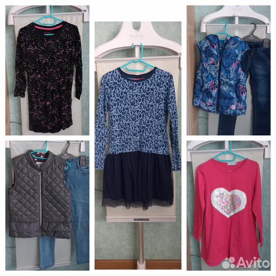 Большой пакет одежды для девочки