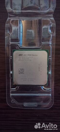 Процессор AMD A10-7800 FM2+, 4 x 3500 мгц